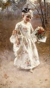 Den lille blomsterjenta av Albert Raudnitz