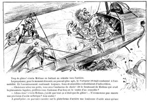 Forventning: The Attack of the Voltigeur 39 - i "" The War in the 20th Century"" av A. Robida, red. Georges Decaux av Albert Robida