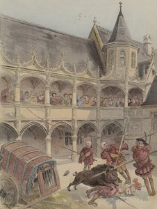 Villsvinet til Amboise av Albert Robida