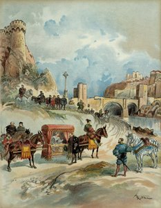 Marguerite av Angouleme (eller Navarre, noen ganger fra Alencon av Albert Robida