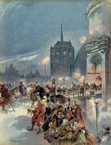 Mottakelse av Charles V av Albert Robida
