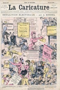 Simmende valgkamp av Albert Robida