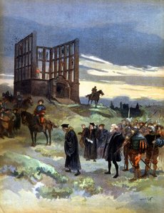 Hengingen av superintendant Semblancay (1527) av Albert Robida