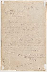 Brev til konkurranseredaktøren, 23. september 1917 av Albert Warbrick