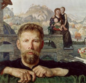 Familienbild von Albert Welti