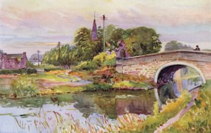 Rufford (farge litho) av Albert Woods