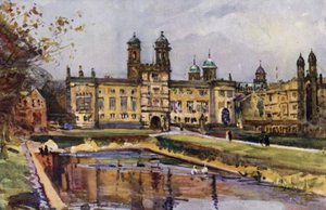 Stonyhurst (farge litho) av Albert Woods