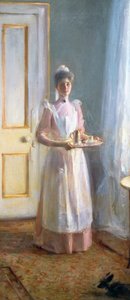 Tjeneren, ca. 1900 (olje på lerret) av Albert de Belleroche