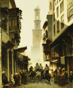 Gatescene i Damaskus, 1861