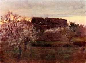 Colosseum ved solnedgang av Alberto Pisa