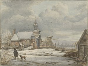 Utsikt over Haarlemmerpoort i Amsterdam