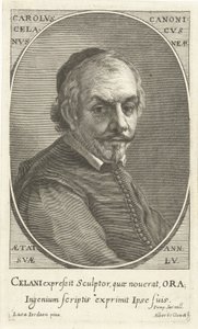 Portrett av Carolus Celanus av Albertus Clouwet
