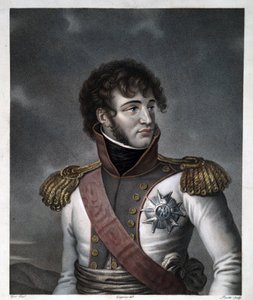 Portrett av Joachim Murat - Gregorius, Albert (1774-1853) - ca 1806 - Etsning, akvarell - 48,5x38 - Privat samling av Albertus Gregorius