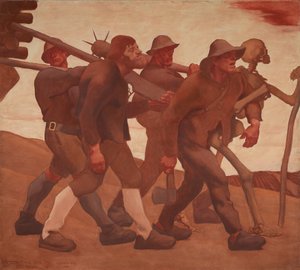 Dødedansen fra Anno Nine av Albin Egger Lienz