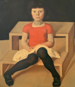 Ila, kunstnerens yngre datter av Albin Egger Lienz