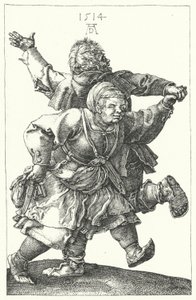 Bondepar danser av Albrecht (after) Durer or Duerer