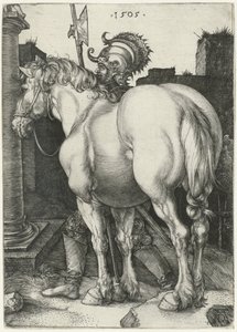 Den store hesten av Albrecht (after) Durer or Duerer