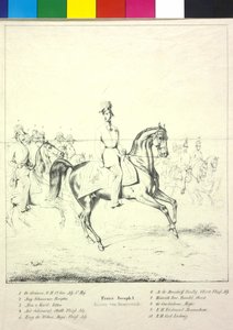 Østerrikes keiser Franz Josef I av Albrecht Adam