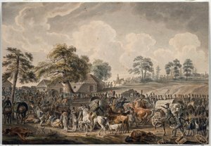 La Grande Armee krysset Daugava-elven (eller Western Dvina) 24. juli 1812 (Den franske hæren krysset Daugava-elven 24. juli