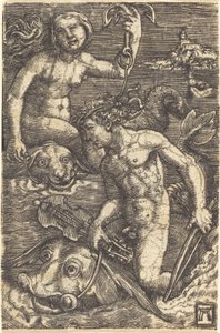 Arion og Nereide av Albrecht Altdorfer