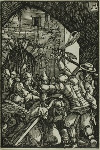 Bæring av korset, fra Menneskets syndefall og forløsning av Albrecht Altdorfer