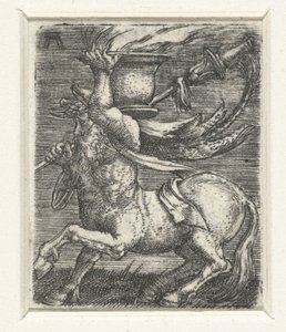 Centaur bærer en gryte med ild av Albrecht Altdorfer