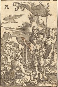 Kristus viser seg for den hellige Magdalena av Albrecht Altdorfer