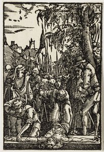 Kristus naglet til korset, ca. 1513. av Albrecht Altdorfer
