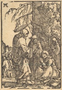 Kristus tar avskjed med sin mor, fra menneskehetens fall og frelse gjennom ..., ca. 1513. av Albrecht Altdorfer