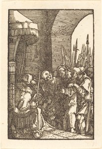Kristus før Kaifas av Albrecht Altdorfer