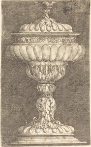 Dekket beger med bevinget ball av Albrecht Altdorfer