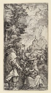 Hvilen på flukten til Egypt av Albrecht Altdorfer