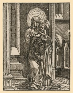 «Den vakre Maria fra Regensburg» i kirken av Albrecht Altdorfer