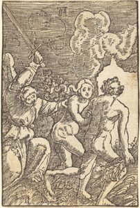 Utvisning fra paradis av Albrecht Altdorfer