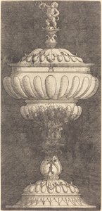 Beger med spedbarnet Hercules på toppen av Albrecht Altdorfer