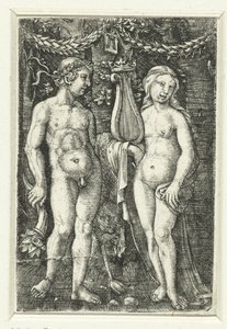 Hercules og en muse av Albrecht Altdorfer