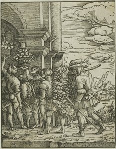 Josva og Kaleb av Albrecht Altdorfer