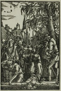 Nailing to the Cross, fra The Fall and Redemption of Man av Albrecht Altdorfer