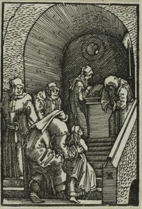 Presentasjon av Jomfruen, fra Menneskets syndefall og forløsning av Albrecht Altdorfer