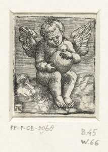 Putto med en kule av Albrecht Altdorfer