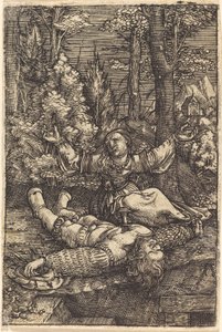 Pyramus og Thisbe av Albrecht Altdorfer