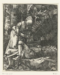 Pyramus og Thisbe av Albrecht Altdorfer