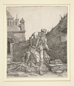 St. Hieronymus ved en mur av Albrecht Altdorfer