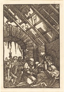 Tilbedelsen av magiene av Albrecht Altdorfer