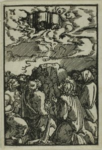 Himmelfarten, fra Menneskets syndefall og forløsning av Albrecht Altdorfer
