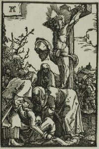 Korsfestelsen, fra Menneskets syndefall og forløsning av Albrecht Altdorfer