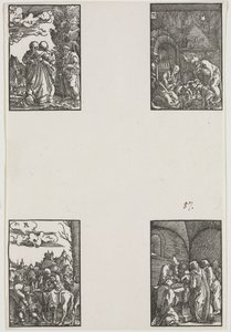 Menneskets fall og forløsning av Albrecht Altdorfer