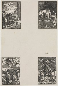 Menneskets fall og forløsning av Albrecht Altdorfer