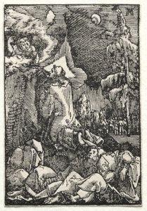 Menneskets fall og forløsning: Chirst på Oljeberget av Albrecht Altdorfer