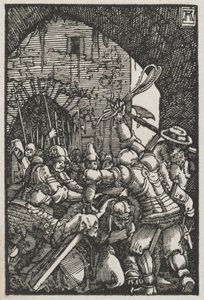 Menneskets fall og forløsning: Kristus som bærer korset av Albrecht Altdorfer